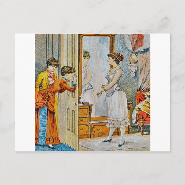 I boudoir vykort (Framsida)