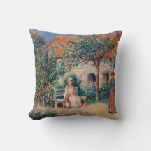 I Brittany Frankrike Renoir-färgning