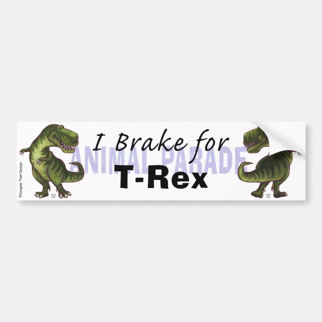 I Broke för TRex Bildekal (Framsidan)