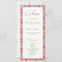 I Bröllopsprogrammet Bloom Rosa Peony Flowers