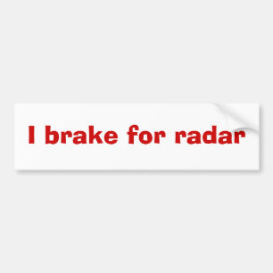 I broms för radar bildekal