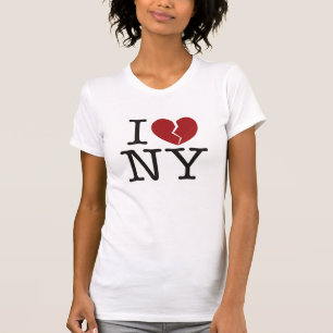 I [brutet hjärta] NY Tee Shirt