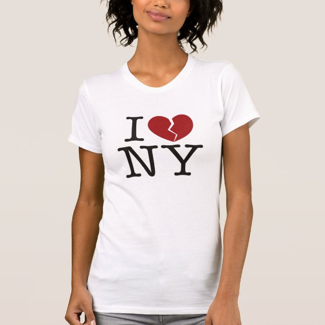 I [brutet hjärta] NY Tee Shirt (Framsida)