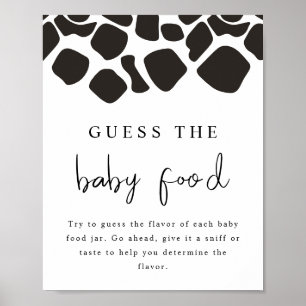I BRYNDLE Modern Cow-utskriften gissar du att mats Poster