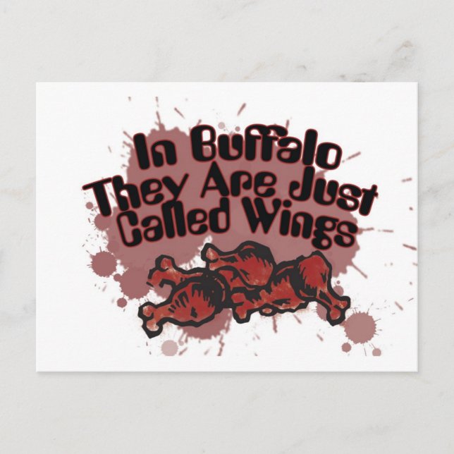 I Buffalo heter de bara vinge Vykort (Framsida)