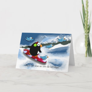 I C Penguin Helgkort
