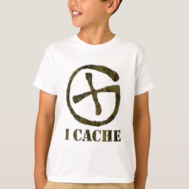 I CACHE sweat Tee Shirt (Framsida)