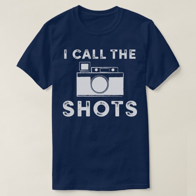 I call the shots White Graphic  T Shirt (Design framsida)
