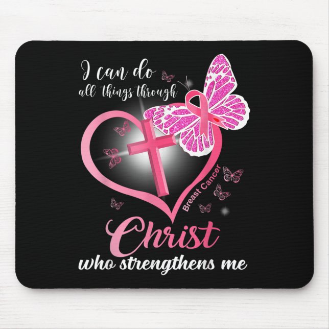 I Can Do All Things Christ Who Strengthens Breast  Musmatta (Framsidan)