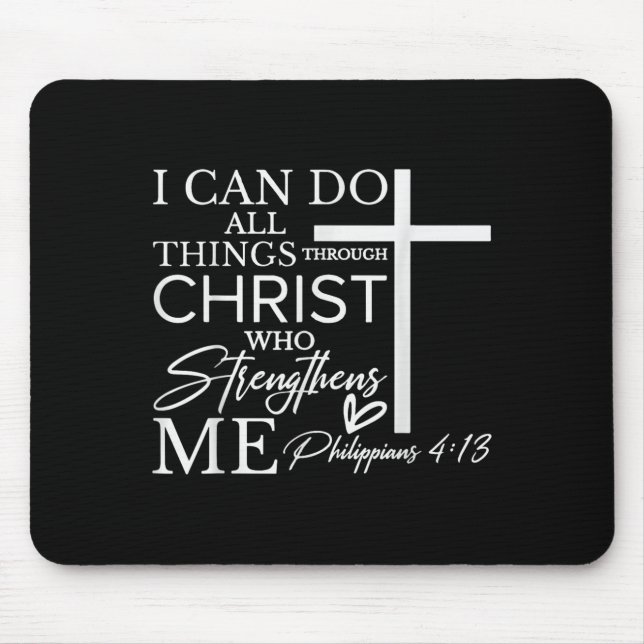 I Can Do All Things Through Christ Christian Faith Musmatta (Framsidan)