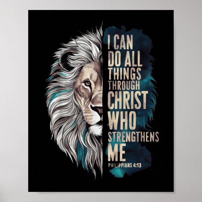I Can Do All Things Through Christ  Poster (Framsidan)
