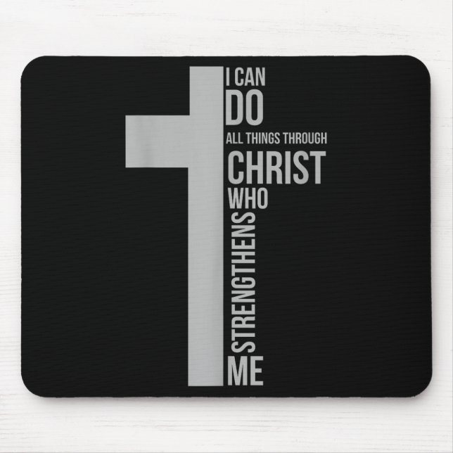 I Can Do All Things Through Christ Who Strengthens Musmatta (Framsidan)