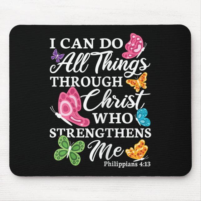 I Can Do All Things Through Christ Who Strengthens Musmatta (Framsidan)