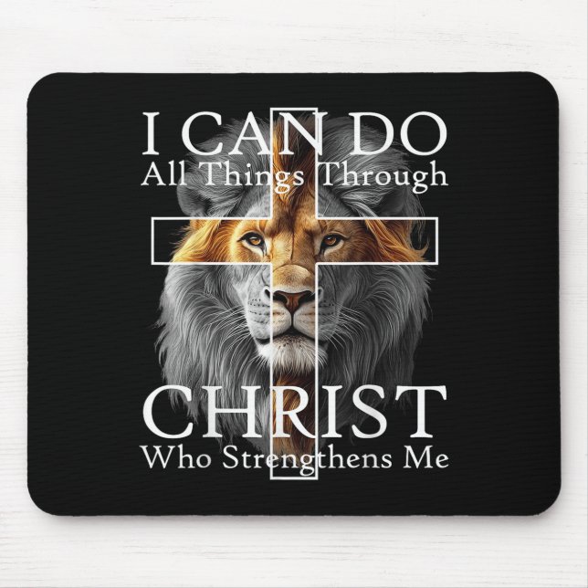 I Can Do All Things Through Christ Who Strengthens Musmatta (Framsidan)