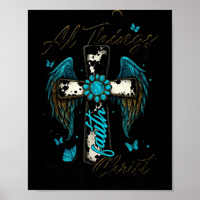 I Can Do All Things Through Christ Who Strengthens Poster (Framsidan)