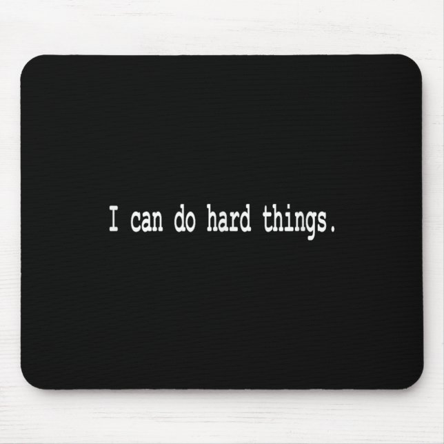I Can Do Hard Things  Musmatta (Framsidan)