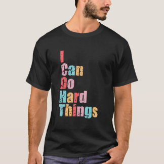 I Can Do Hard Things Vest Workout Summer Casual T Shirt