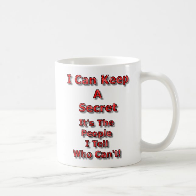 I Can Keep A Secret Kaffemugg (Höger)