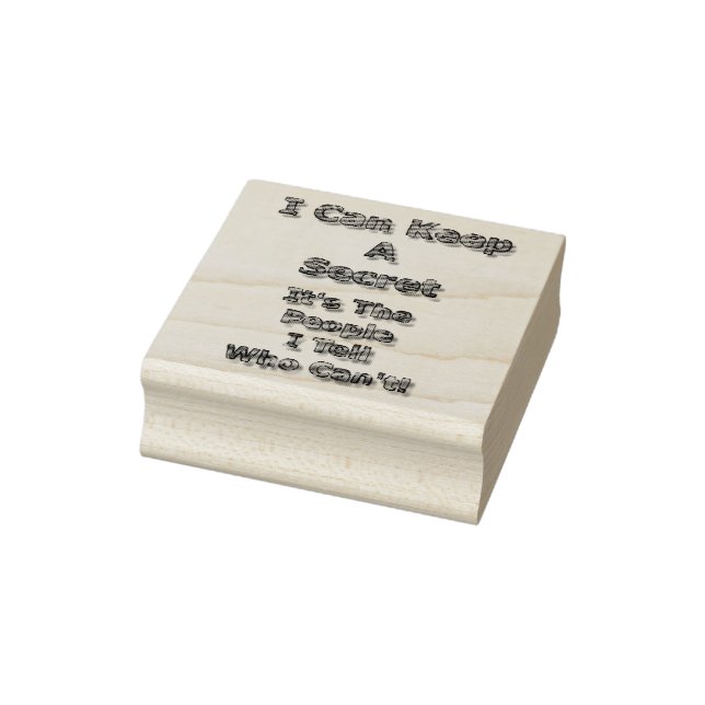 I Can Keep A Secret Stämpel (Stämpel)