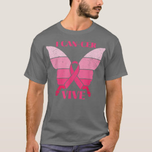 I Cancer Vive Cancer Warrior Breast Cancer Awarene T Shirt