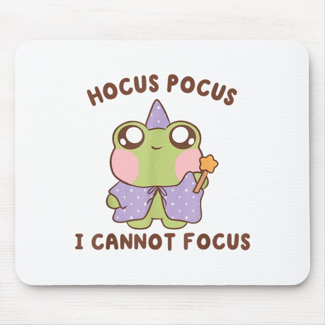 I Cannot Focus Funny Adhd Sitive Frog  Musmatta (Framsidan)