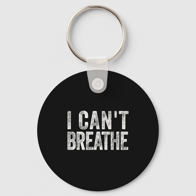 I Cant Breathe Black Lives Pride African Protest B Nyckelring (Framsida)