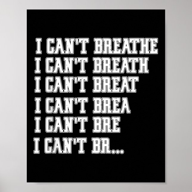 I Cant Breathe  Poster (Framsidan)