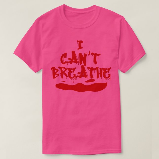 I Cant Breathe Protest March T Shirt (Design framsida)