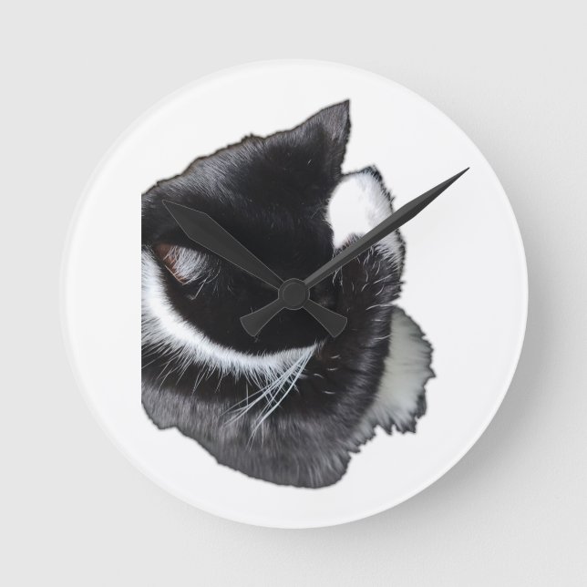 I Can't Even Right Meow Rund Klocka (Framsida)