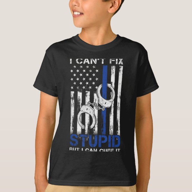 I Cant Fix Stud But I Can Cuff It Lice  T Shirt (Framsida)
