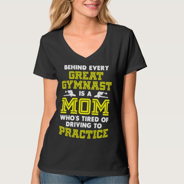 I Cant Keep Calm Im A Gymnastics Mom And Its Compe T Shirt (Framsida)