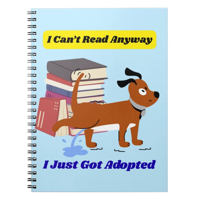 I Can't Read Anyway Anteckningsbok (Framsidan)