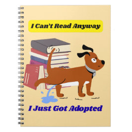 I Can't Read Anyway Anteckningsbok