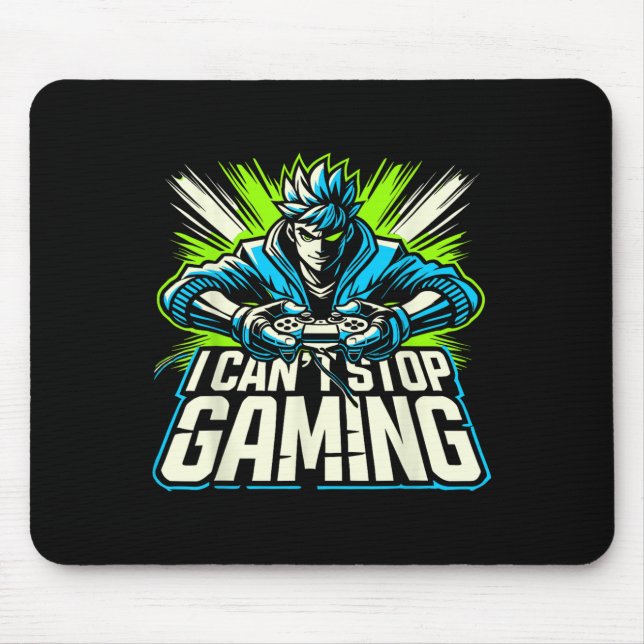 I Can't Stop Gaming Funny Gamer Graphic Amine Vide Musmatta (Framsidan)