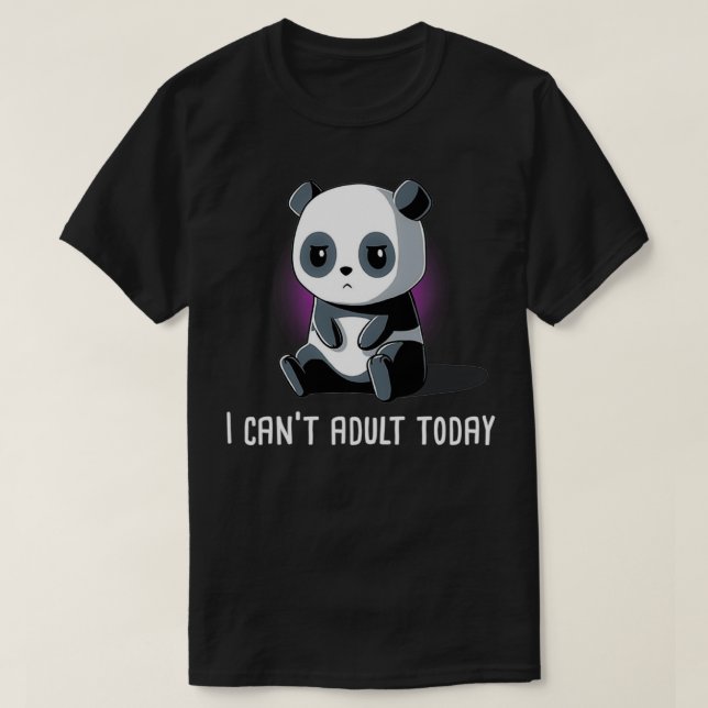 I Cant Vuxen i dag T Shirt (Design framsida)