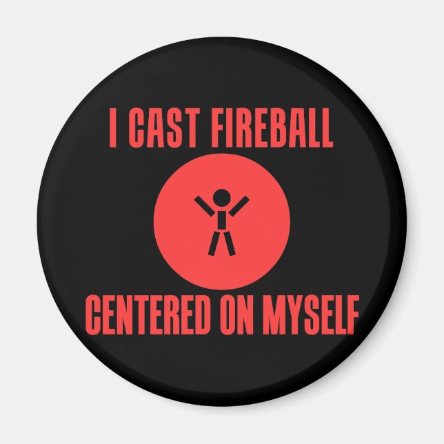 I Cast Fireball Magnet (Framsidan)