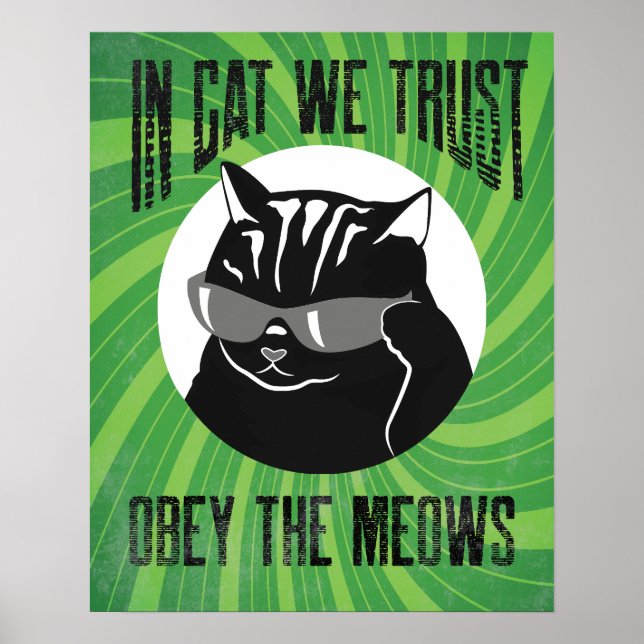 I Cat we Trust, Obey Mey # 6 Poster (Framsidan)