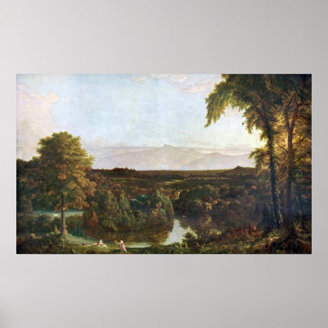 I CatSkills - Thomas Cole av Frederick Church Poster (Framsidan)