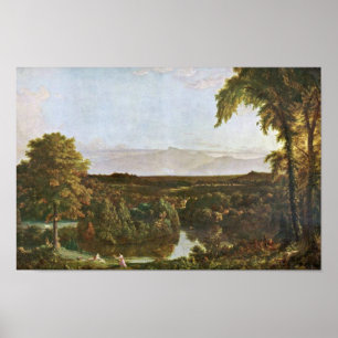 I Catskillsen vid colen Thomas (bäst kvalitets-) Poster