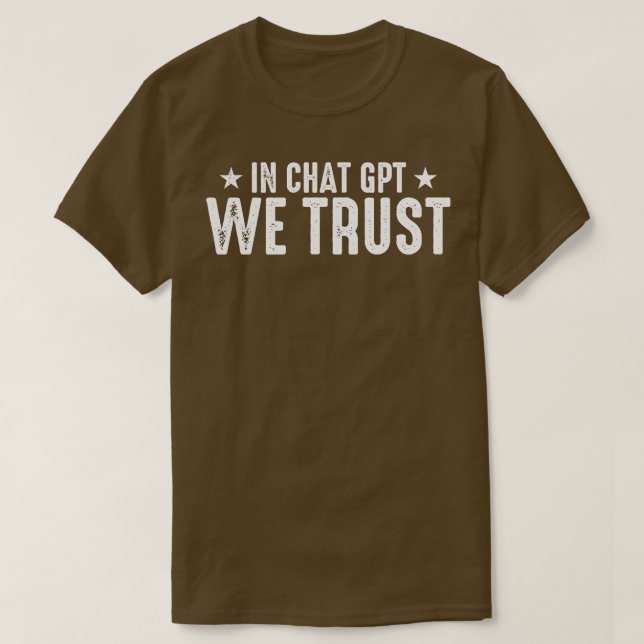 I Chatta litar vi på GPT T Shirt (Design framsida)