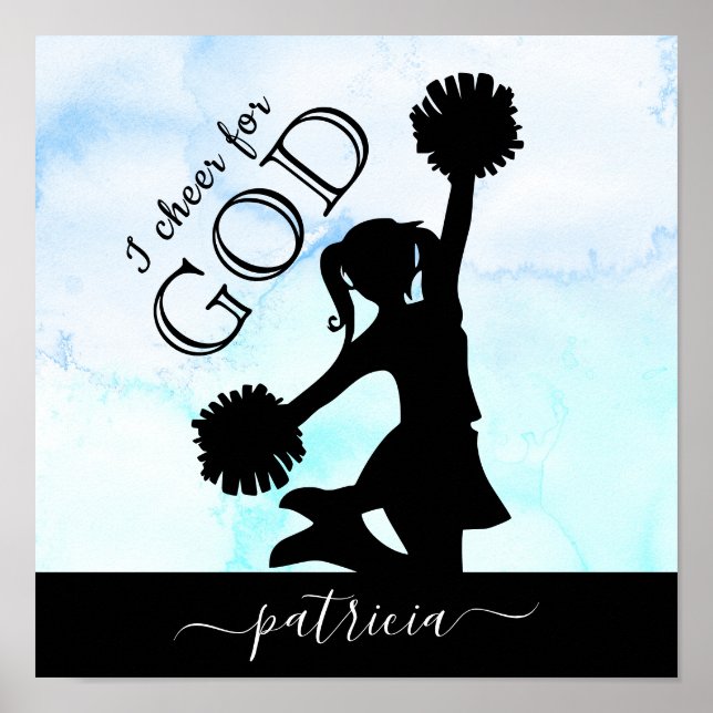 "I Cheer for God" Poster (Framsidan)