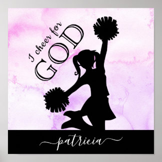 "I Cheer for God" Poster