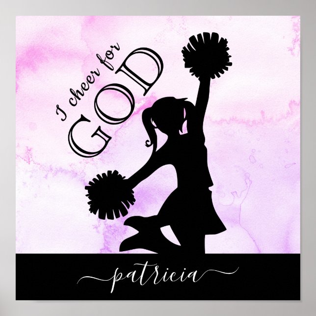 "I Cheer for God" Poster (Framsidan)