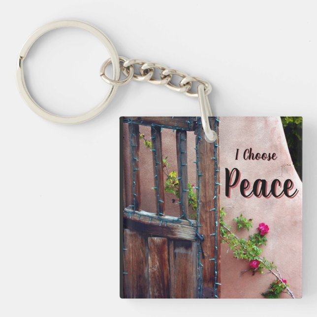 I Choose Peace Acrylic Keychain (Framsidan)
