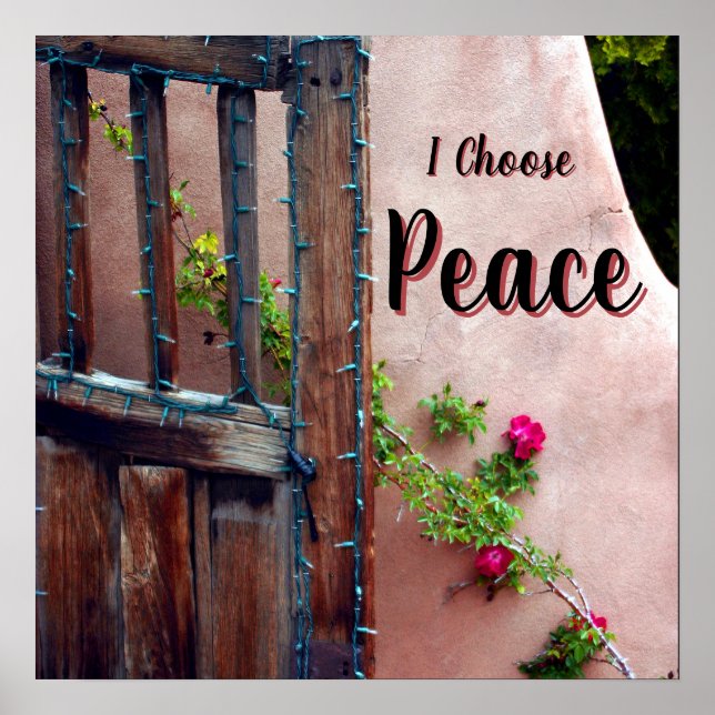 I Choose Peace Square Poster (Framsidan)