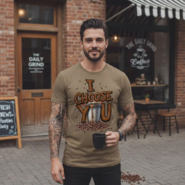 I Choose You Coffee T Shirt