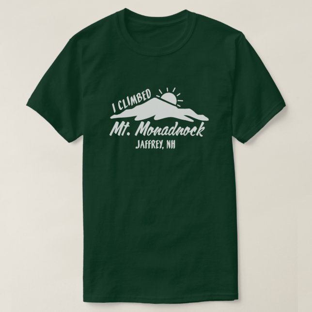 I Climbed Mount Monadnock Shirt T (Design framsida)