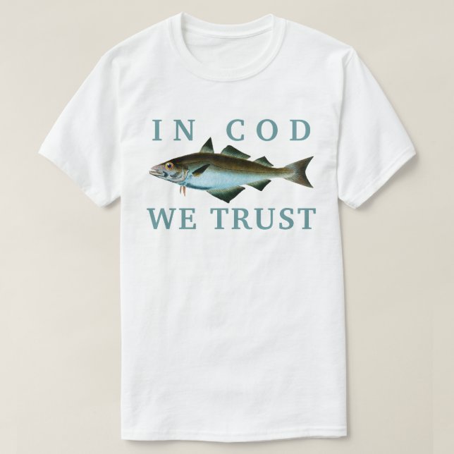 I Cod litar vi på! T Shirt (Design framsida)