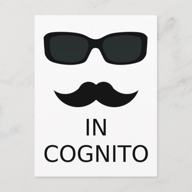 I Cognito Vykort (Framsida)
