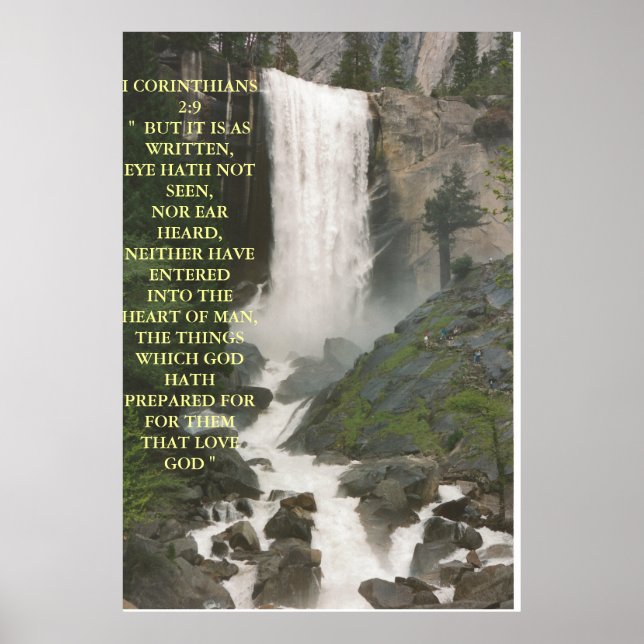 I CORINTHIANS 2:9 POSTER (Framsidan)